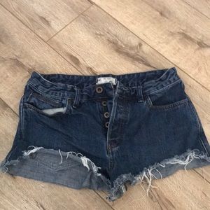 Free People Jean Shorts